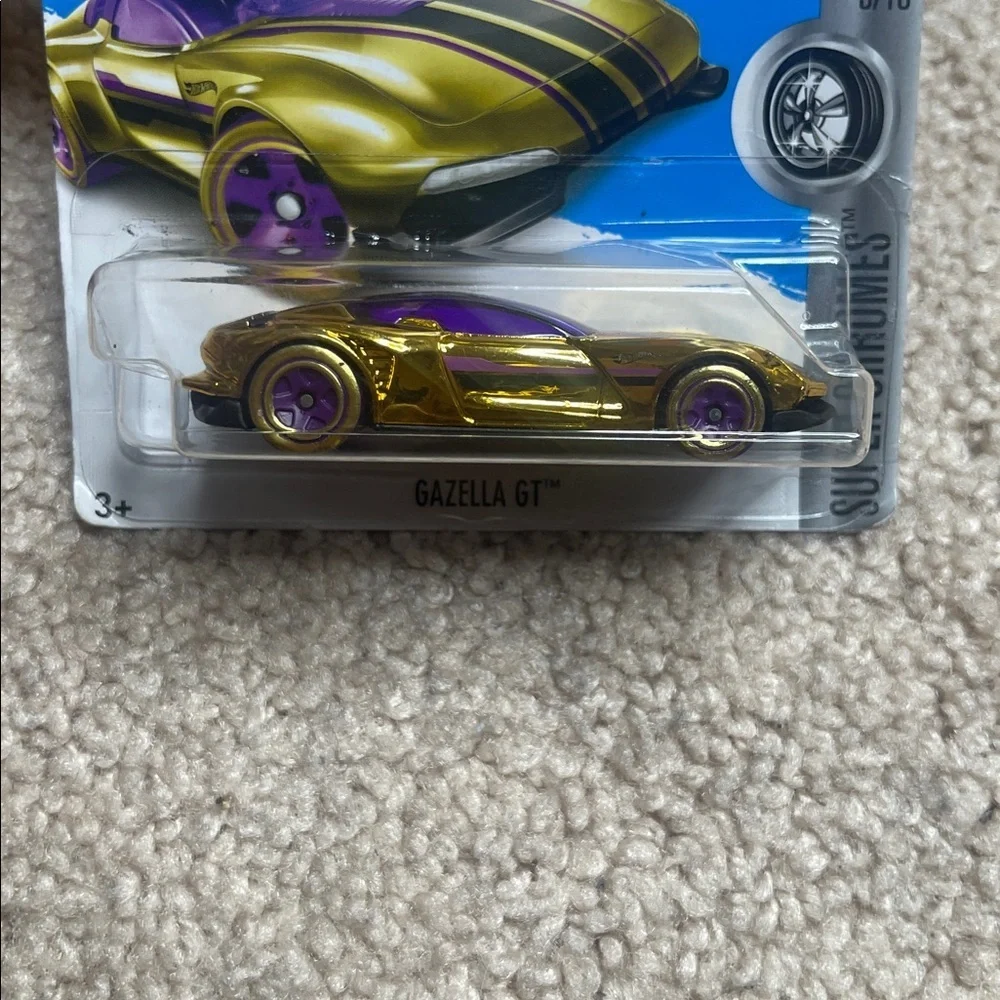 NEW Hotwheels Super Chromes Track Stars Gazella GT 341/365